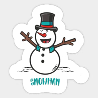 raymond briggs the snowman Sticker